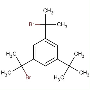 Benzene, 1,3-bis(1-bromo-1-methylethyl)-5-(1,1-dimethylethyl)- molecular structure