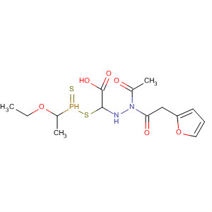 Acetic acid, [(ethoxyethylphosphinothioyl)thio]-,2-acetyl-1-(2-furanylmethyl)hydrazide