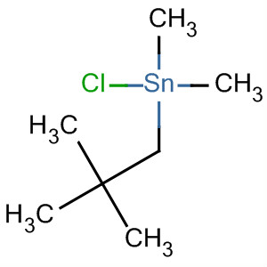 Stannane, chloro(2,2-dimethylpropyl)dimethyl- molecular structure