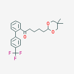 5-(5,5-DIMETHYL-1,3-DIOXAN-2-YL)-2-[(4-TRIFLUOROMETHYL)PHENYL]VALEROPHENONE molecular structure