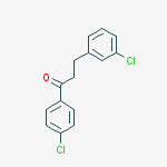 4-CHLORO-3-(3-CHLOROPHENYL)PROPIOPHENONE molecular structure