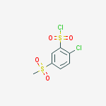 5-METHANESULFONYL-2-CHLOROBENZENESULFONYL CHLORIDE