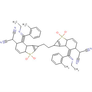 Propanedinitrile,2,2'-[1,4-butanediylbis[(ethylimino)(2-methyl-4,1-phenylene)methylidyne(1,1-dioxidobenzo[b]thiophene-2,3-diylidene)]]bis-