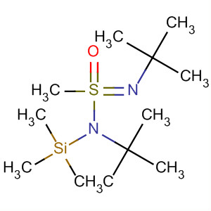 Methanesulfinimidamide, N,N'-bis(1,1-dimethylethyl)-N-(trimethylsilyl)- molecular structure