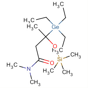 Butanamide, N,N-dimethyl-3-(triethylgermyl)-3-[(trimethylsilyl)oxy]- molecular structure