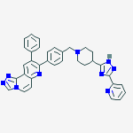 1,2,4-Triazolo[3,4-f][1,6]naphthyridine, 9-phenyl-8-[4-[[4-[5-(2-pyridinyl)-1H-1,2,4-triazol-3-yl]-1