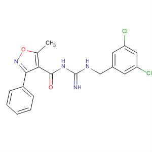 4-Isoxazolecarboxamide,N-[[[(3,5-dichlorophenyl)methyl]amino]iminomethyl]-5-methyl-3-phenyl-