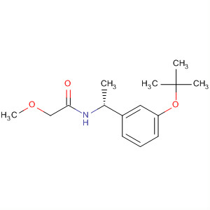 Acetamide, N-[(1R)-1-[3-(1,1-dimethylethoxy)phenyl]ethyl]-2-methoxy-