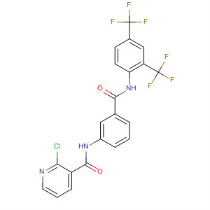 3-Pyridinecarboxamide,N-[3-[[[2,4-bis(trifluoromethyl)phenyl]amino]carbonyl]phenyl]-2-chloro-