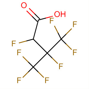 Butanoic acid, 2,3,4,4,4-pentafluoro-3-(trifluoromethyl)- molecular structure