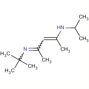 2-Penten-2-amine,  4-[(1,1-dimethylethyl)imino]-N-(1-methylethyl)- molecular structure