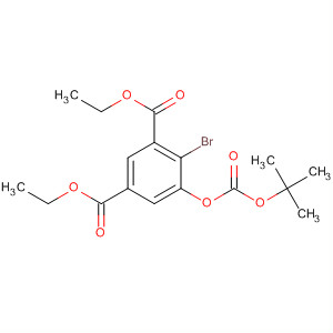 1,3-Benzenedicarboxylic acid,4-bromo-5-[[(1,1-dimethylethoxy)carbonyl]oxy]-, 1,3-diethyl ester