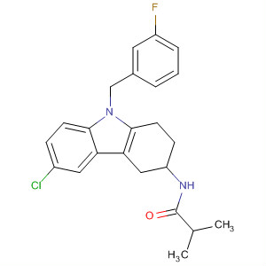 Propanamide,N-[6-chloro-9-[(3-fluorophenyl)methyl]-2,3,4,9-tetrahydro-1H-carbazol-3-yl]-2-methyl-
