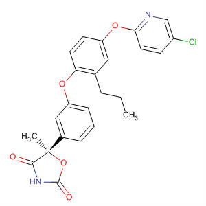 2,4-Oxazolidinedione,5-[3-[4-[(5-chloro-2-pyridinyl)oxy]-2-propylphenoxy]phenyl]-5-methyl-,(5R)-