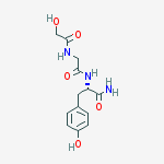 L-Tyrosinamide, N-(2-hydroxyacetyl)glycyl- molecular structure