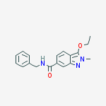 2H-Indazole-6-carboxamide, 3-ethoxy-2-methyl-N-(phenylmethyl)-