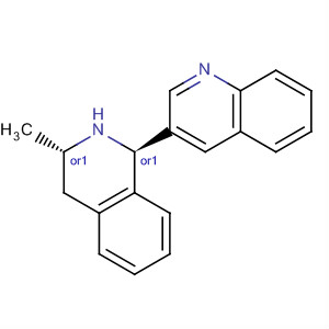 Quinoline, 3-[(1R,3S)-1,2,3,4-tetrahydro-3-methyl-1-isoquinolinyl]-, rel- molecular structure