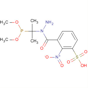 Benzenesulfonic acid, 2-nitro-,2-[1-(dimethoxyphosphinyl)-1-methylethyl]hydrazide