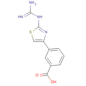 Benzoic acid, 3-[2-[(aminoiminomethyl)amino]-4-thiazolyl]-