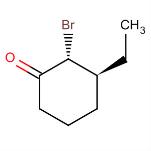 Cyclohexanone, 2-bromo-3-ethyl-, (2R,3S)-