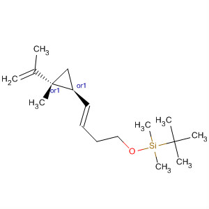 Cyclopropane,2-[(1E)-4-[[(1,1-dimethylethyl)dimethylsilyl]oxy]-1-buten-1-yl]-1-methyl-1-(1-methylethenyl)-, (1R,2S)-rel-