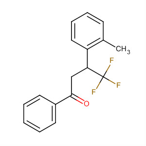 1-Butanone, 4,4,4-trifluoro-3-(2-methylphenyl)-1-phenyl- molecular structure