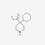 4-cyclohexylpiperidine-4-carboxylic acid