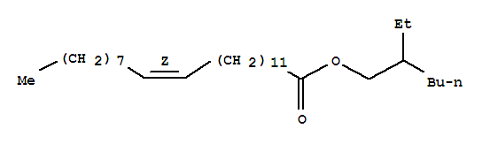 2-ethylhexyl (Z)-docos-13-enoate molecular structure