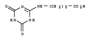 6-[(1,4,5,6-tetrahydro-4,6-dioxo-1,3,5-triazin-2-yl)amino]hexanoic acid