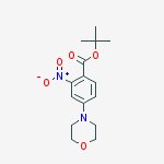 tert-butyl 4-morpholino-2-nitrobenzoate molecular structure