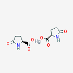 Bis[[(2s)-5-oxopyrrolidine-2-carbonyl]oxy]mercury molecular structure