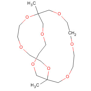 3,6,9,12,15,18,20,23-Octaoxabicyclo[9.7.6]tetracosane, 1,11-dimethyl- molecular structure