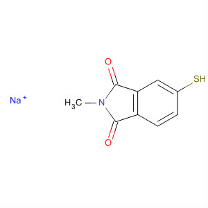 1H-Isoindole-1,3(2H)-dione, 5-mercapto-2-methyl-, sodium salt molecular structure