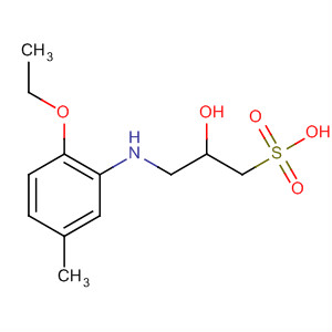 1-Propanesulfonic acid, 3-[(2-ethoxy-5-methylphenyl)amino]-2-hydroxy- molecular structure