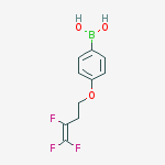 4-(3,4,4-TRIFLUORO-BUT-3-EN-1-YL-OXY)-PHENYLBORONIC ACID, 95% molecular structure