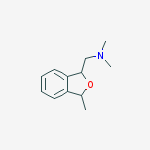N,n-dimethyl-1-(3-methyl-1,3-dihydro-2-benzofuran-1-yl)methanamine molecular structure