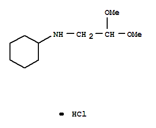 cyclohexyl(2,2-dimethoxyethyl)ammonium chloride molecular structure