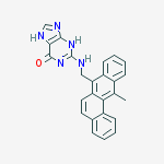 2-{[(12-methyltetraphen-7-yl)methyl]amino}-3,7-dihydro-6H-purin-6-one