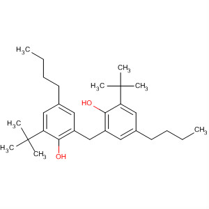 Phenol, 2,2'-methylenebis[4-butyl-6-(1,1-dimethylethyl)- molecular structure
